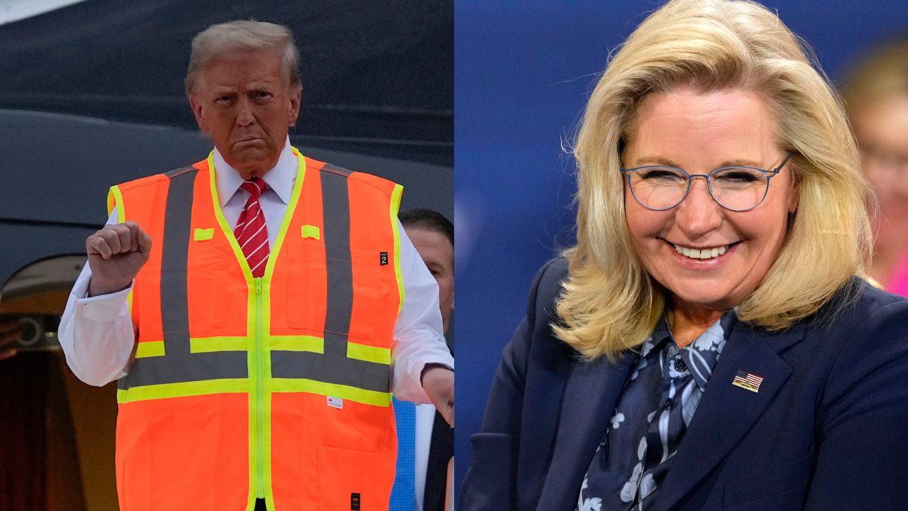 Donald Trump and Liz Cheney