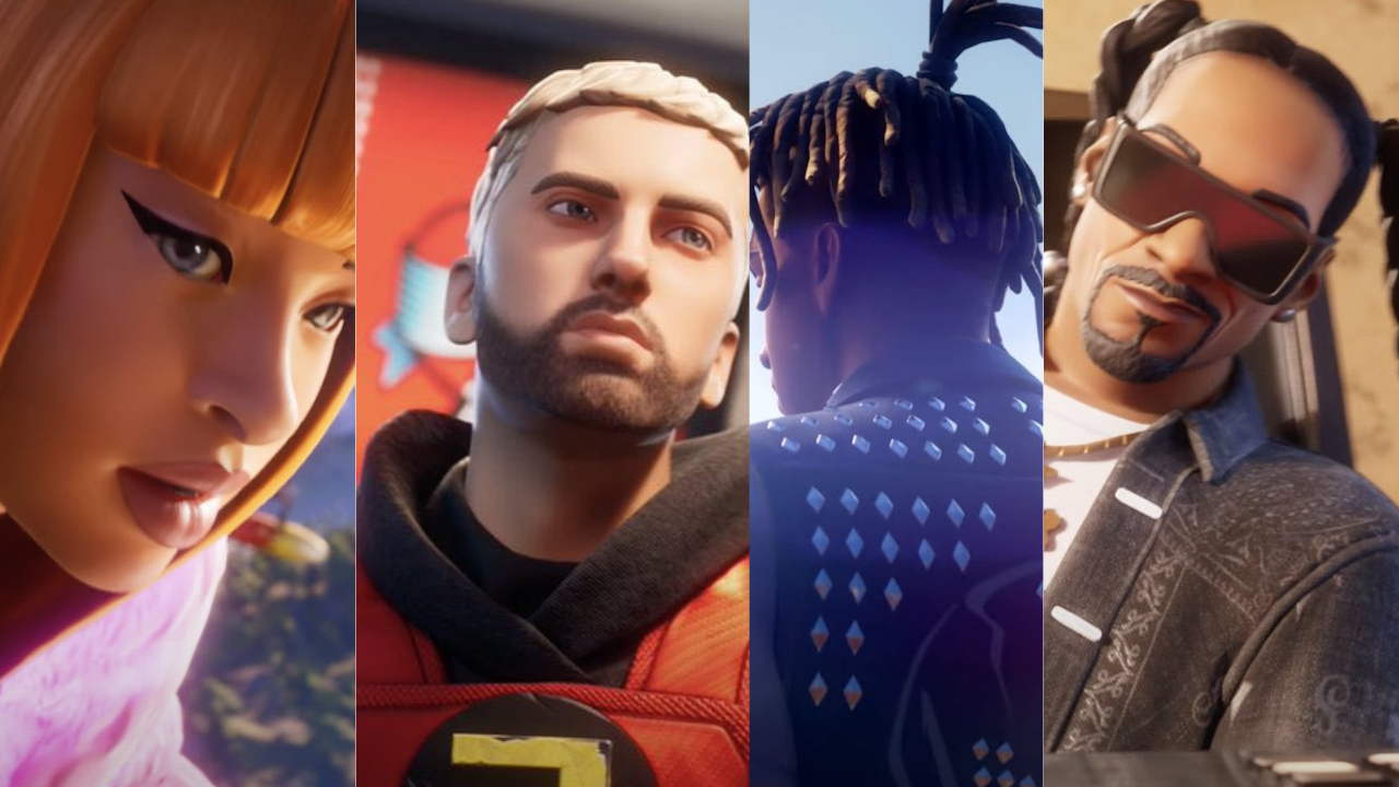 Juice WRLD, Eminem, Snoop Dogg And Ice Spice Fortnite