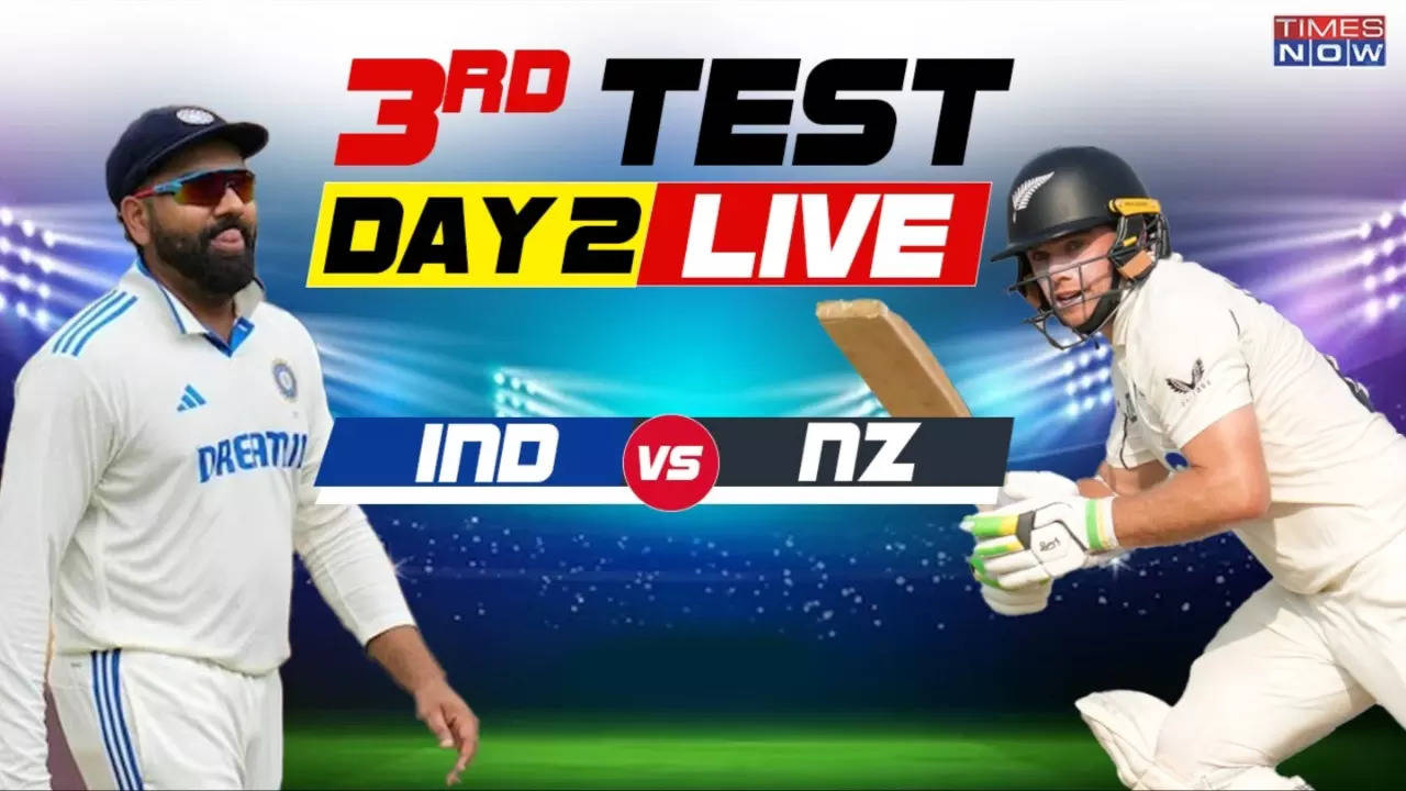 IND vs NZ 3rd Test Day 2 HIGHLIGHTS New Zealand Lead By 143 At Stumps On Day 2