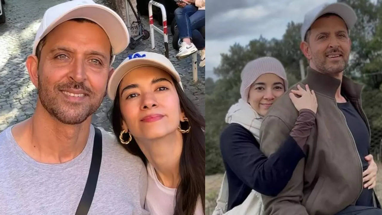 hrithik roshan has this sweet birthday wish for girlfriend 'sa' saba azad. see unseen pics