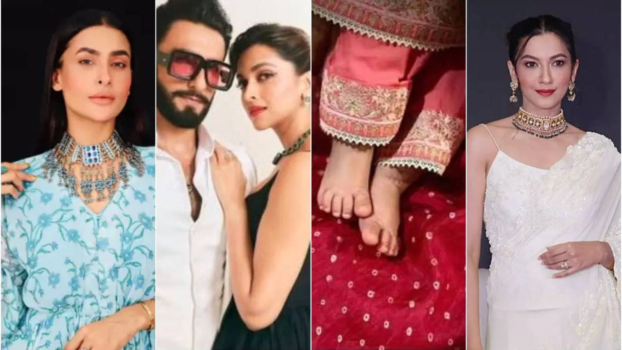 deepika padukone-ranveer singh reveal daughter's name and 1st pic: pavitra punia, gauahar khan and tv celebs react