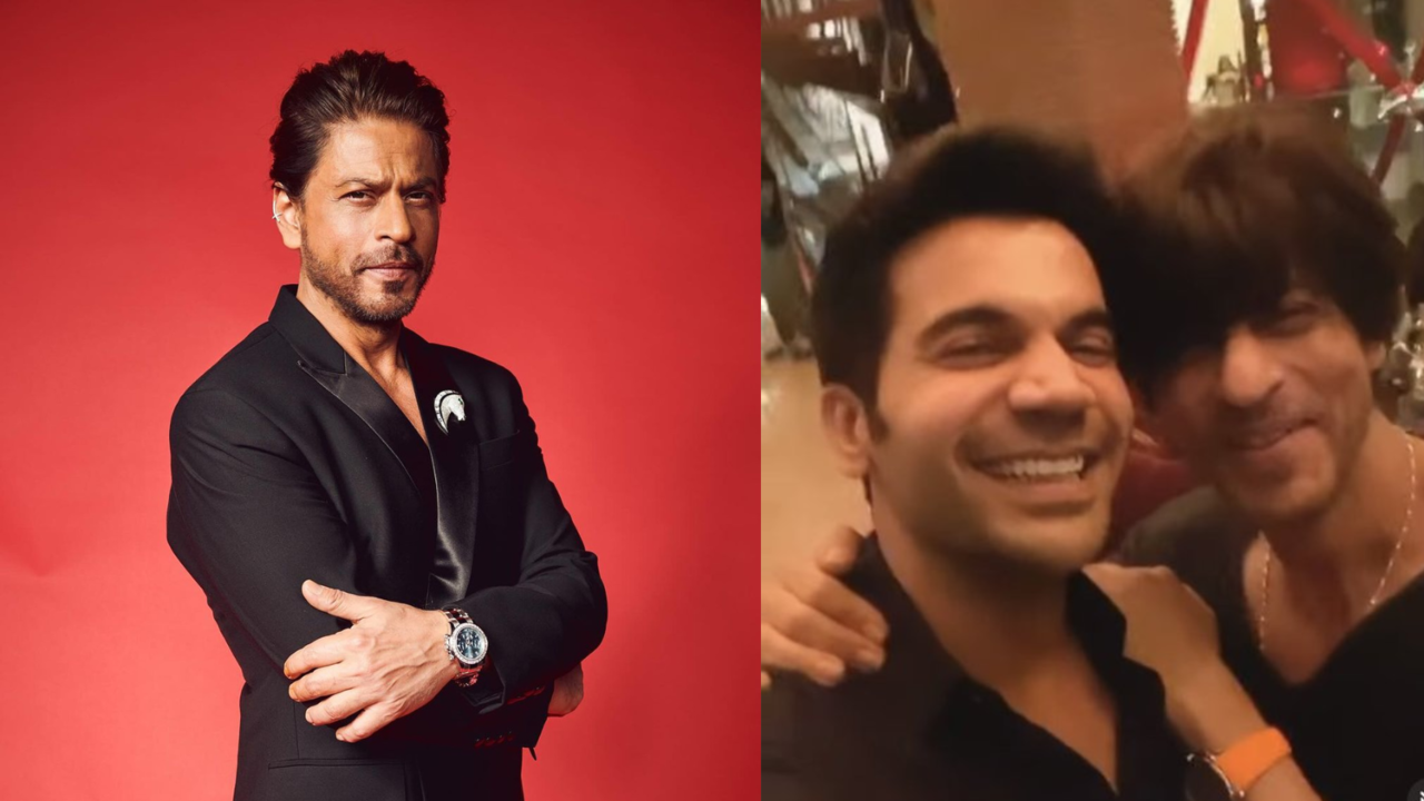 rajkummar rao teaches shah rukh khan popular'vicky please' dialogue in old clip, sends birthday love to'srk sir'