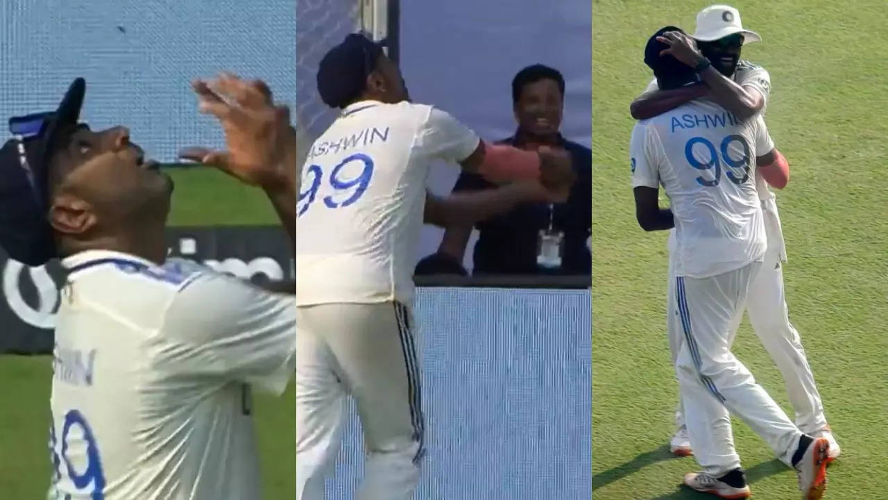 R Ashwin Stuns Wankhede With Incredible Catch To Dismiss Daryl Mitchell: Watch