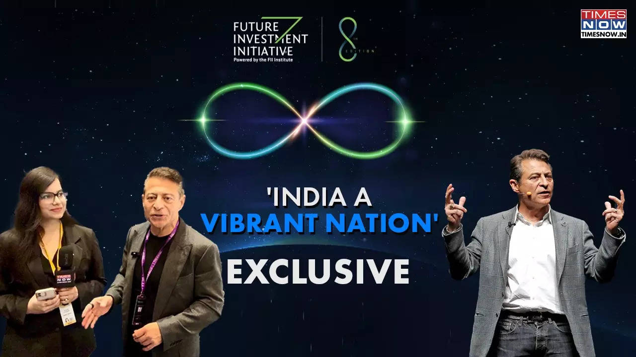 XPRIZE Founder Peter Diamandis hails India while speaking to Times Network at FII8 in Riyadh