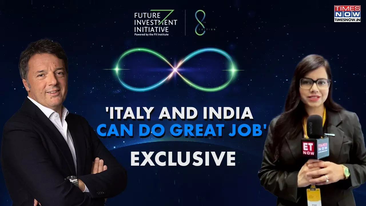 Matteo Renzi discussed India-Italy relations, AI, Economy & Entrepreneurship while speaking to Times Network at FII8 ​