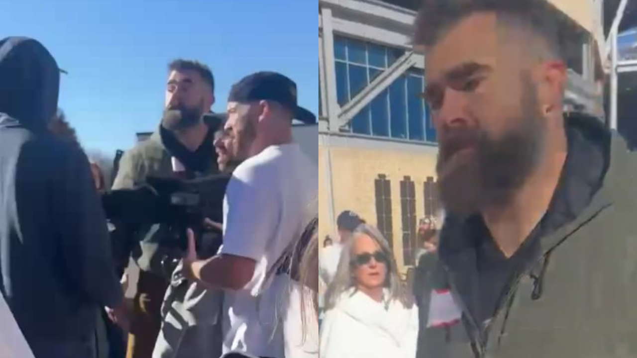 Jason Kelce smashed a fan's phone