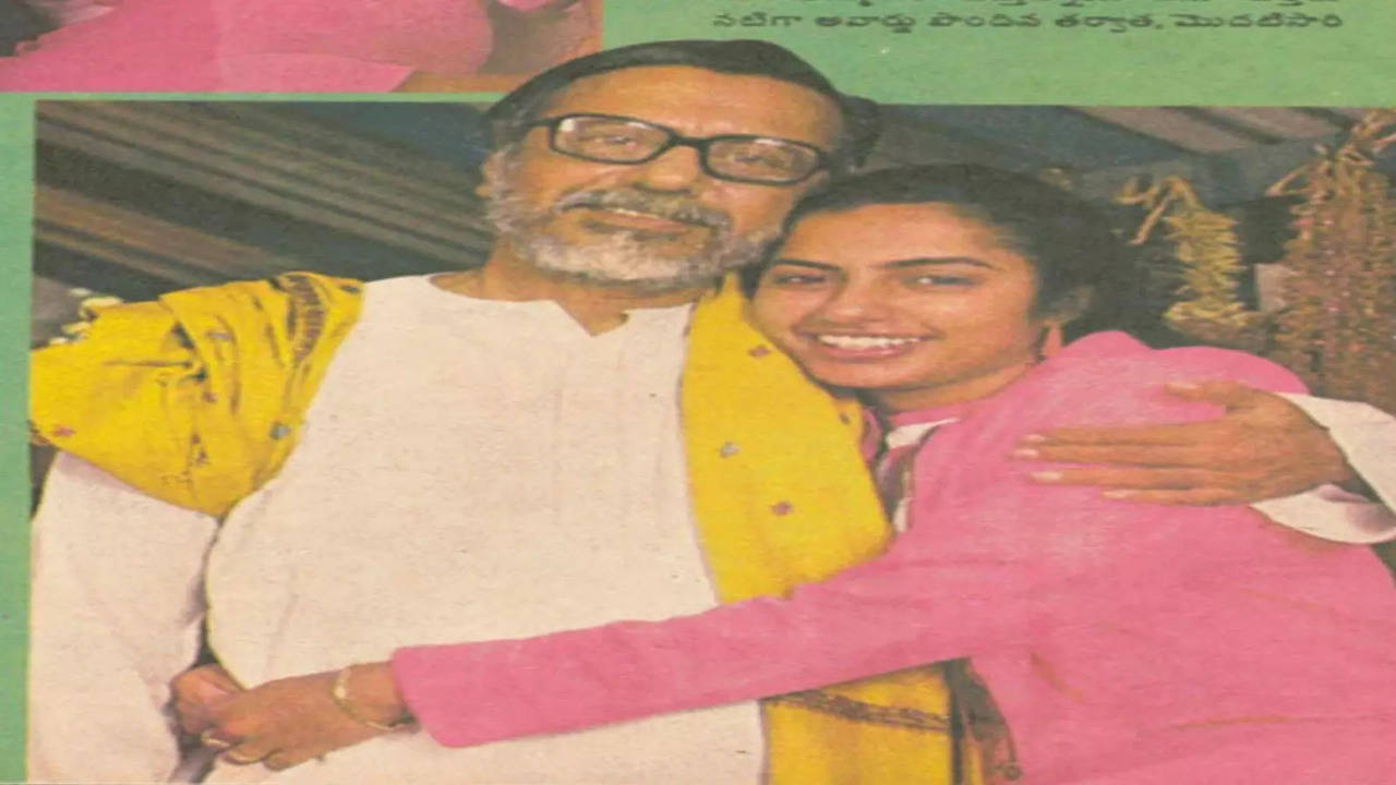 Charuhasan and his daughter Suhasini Hasan