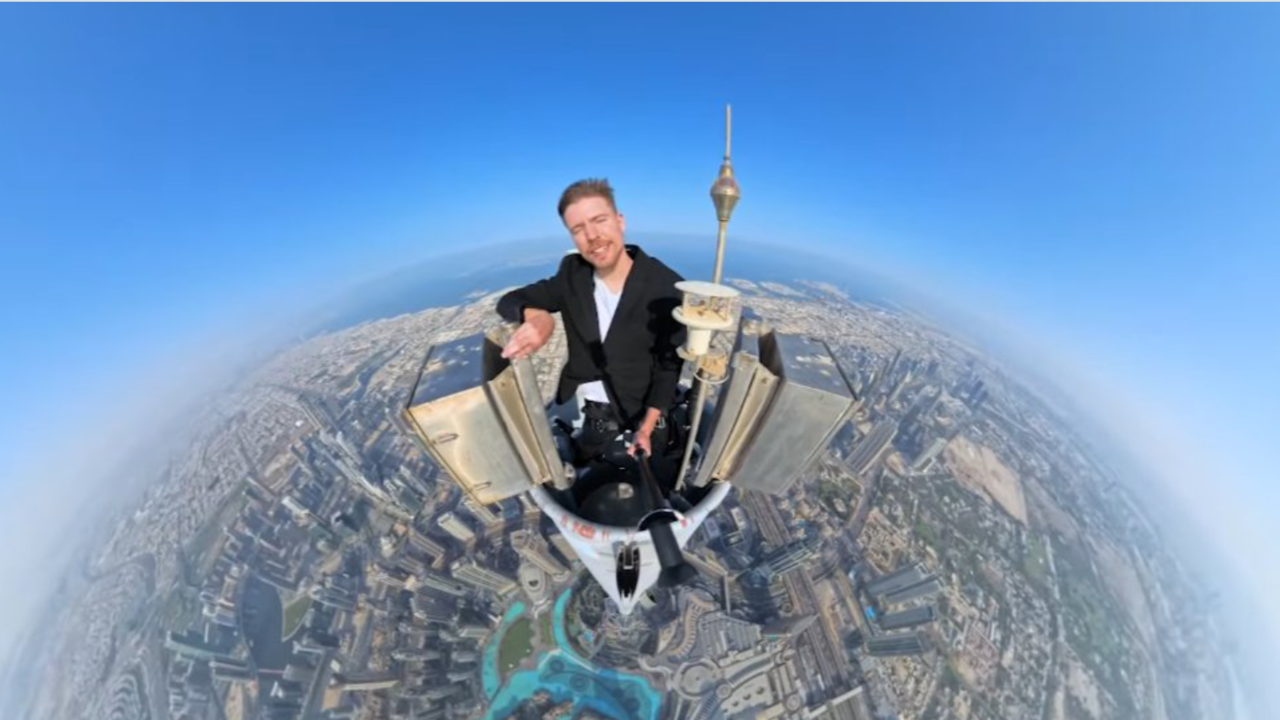 MrBeast Scales Burj Khalifa In 'Luxury' Setup: 'I Might Puke' | WATCH