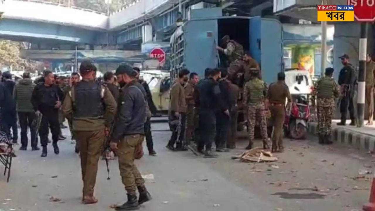 grenade explosion in j&K Srinagar 12 injured