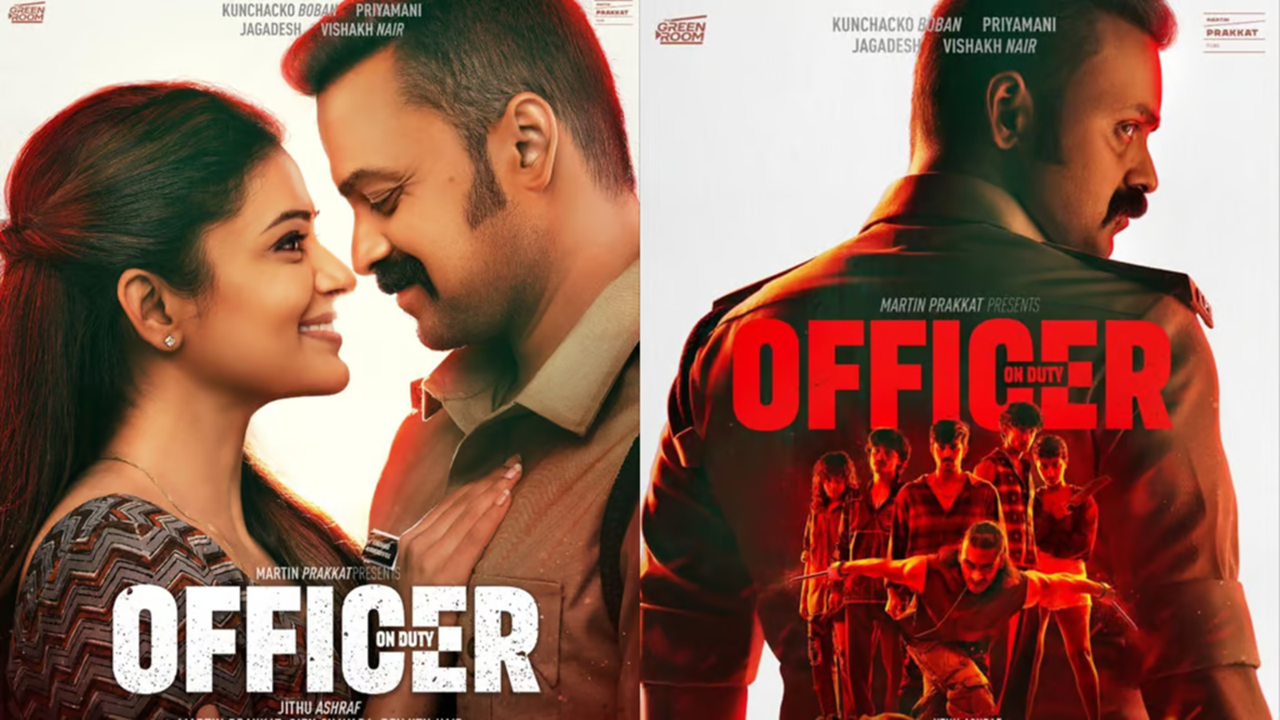 first look of kunchacko boban priyamani film officer on duty released