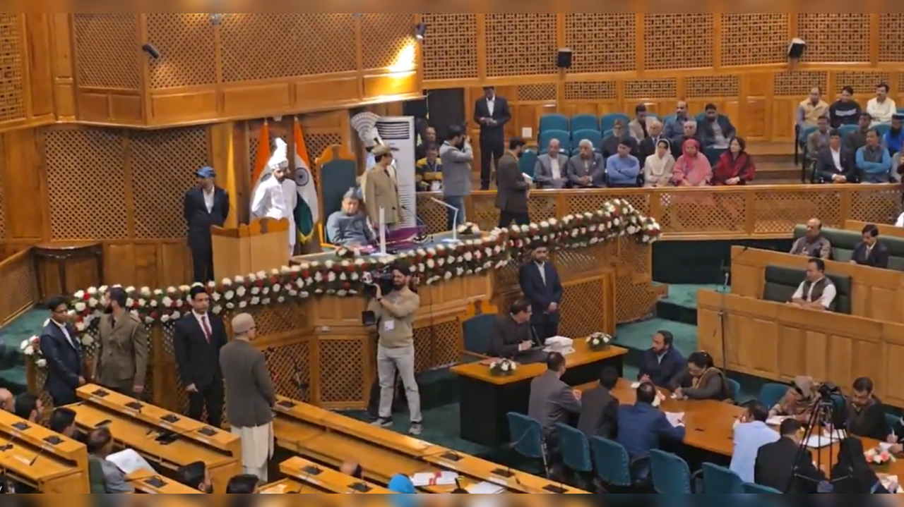 JK Assembly member Waheed Parra introduces a resolution opposing the revocation of Article 370.