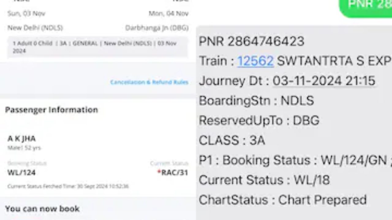 A man from Bihar questioned the reservation system of the Indian Railways