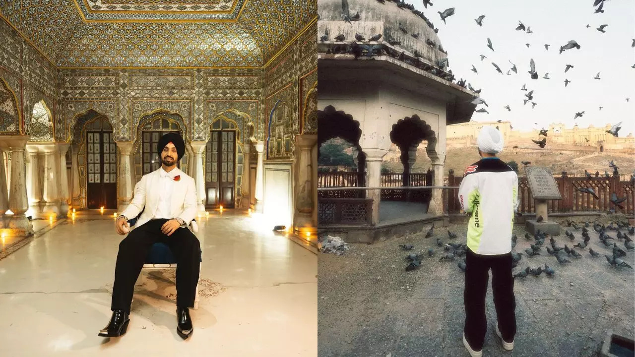 Diljit Dosanjh Makes Pit Stops At Iconic Jaipur Landmarks During Tour