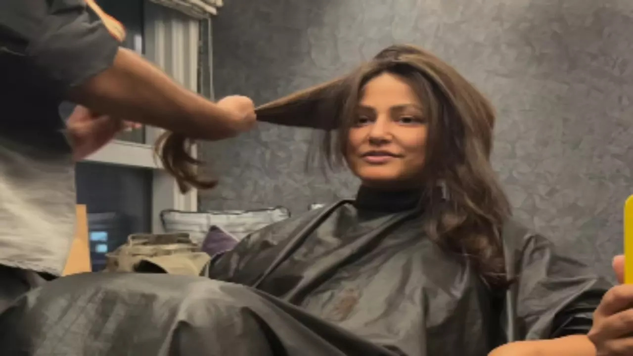 Hina Khan Enjoys ‘Good Hair Day’ Amid Her Breast Cancer Treatment - Watch