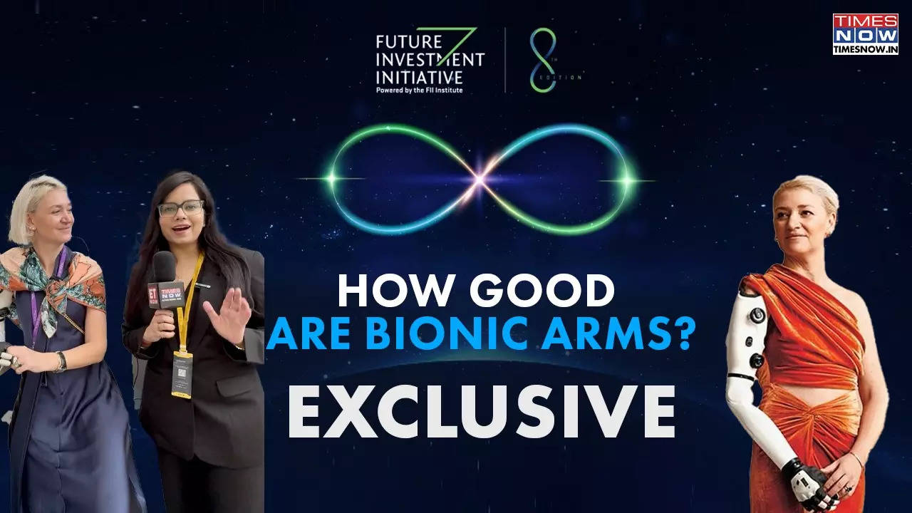 COVVI Advocate and bionic arm user Sarah de Lagarde spoke to Times Network At FII8 in Riyadh