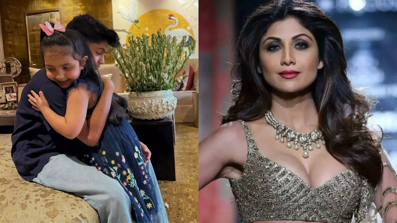 Shilpa Shetty Drops Adorable Pics From Bhai Dooj Ft Son Viaan, Daughter Samisha