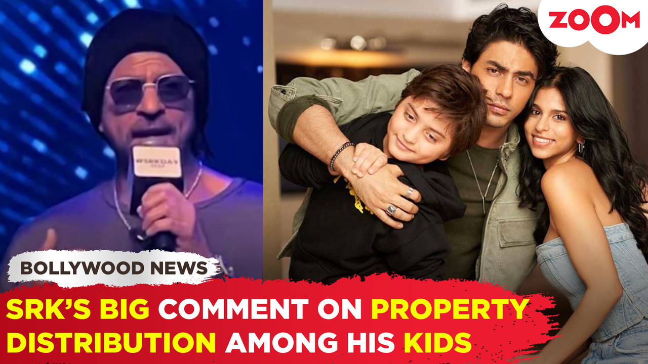 shah rukh khan shares which side he'll choose while dividing property among his children!