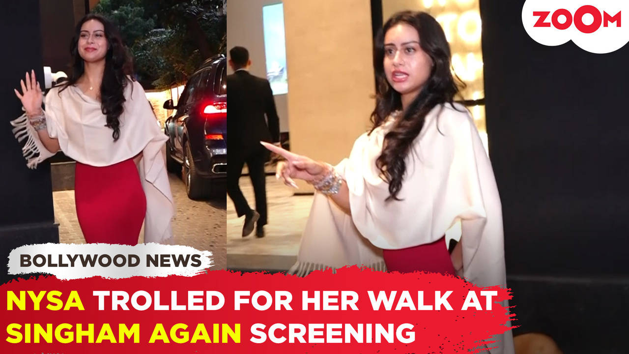 nysa devgan faces trolls for her walk at singham again screening, being compared to malaika arora!