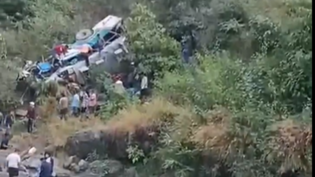 Bus Falls Into Gorge In Uttarakhand's Almora