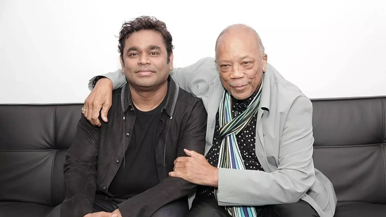 AR Rahman with the legendary Quincy Jones