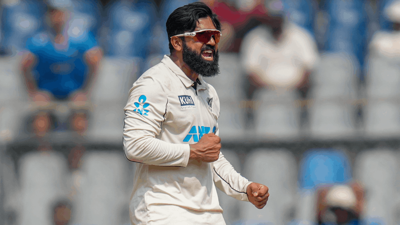 Ajaz Patel New Zealand TEst AP