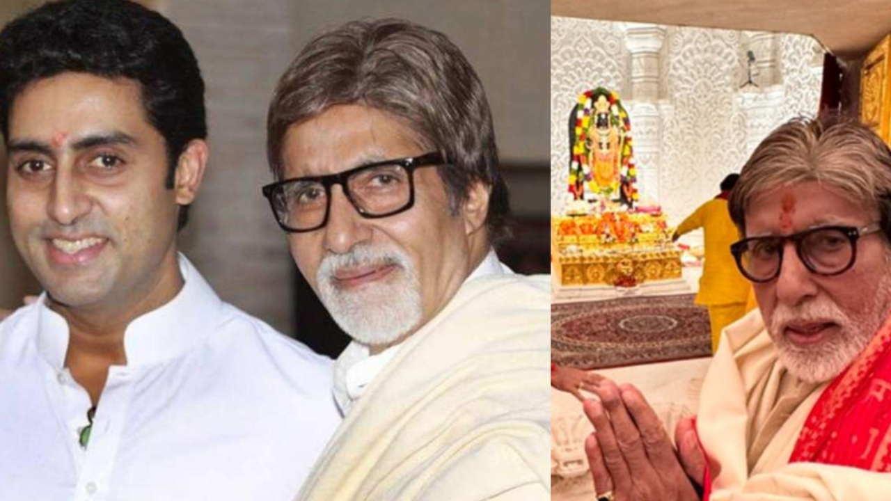 Amitabh Bachchan Offers Prayers At Siddhivinayak, Babulnath Temples Ahead of Abhishek’s I Want To Talk Trailer Launch