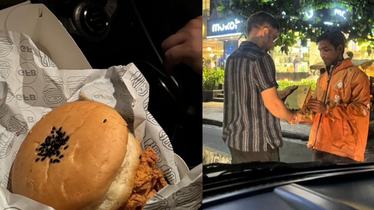 Bengaluru Resident Orders Burger Amid Two-Hour Traffic Jam, Delivered in Minutes