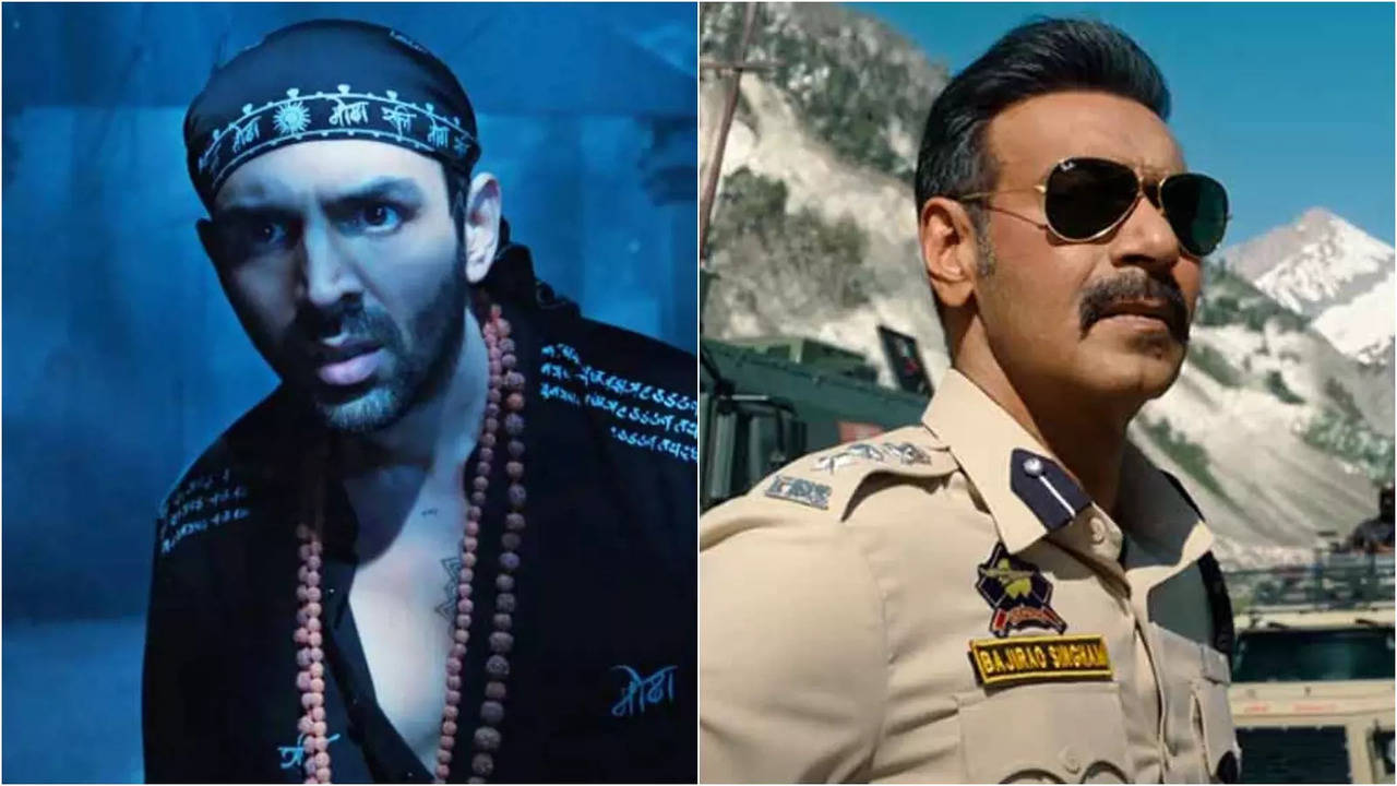 Bhool Bhulaiyaa 3 Vs Singham Again Movie Collections Day 5: Kartik Aaryan, Ajay Devgn Films Continue To Face-Off At Box Office