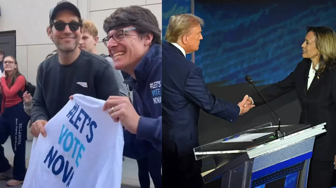 US Elections 2024: Paul Rudd Wins Internet As He Distributes Water Bottles To Voters In Pennsylvania