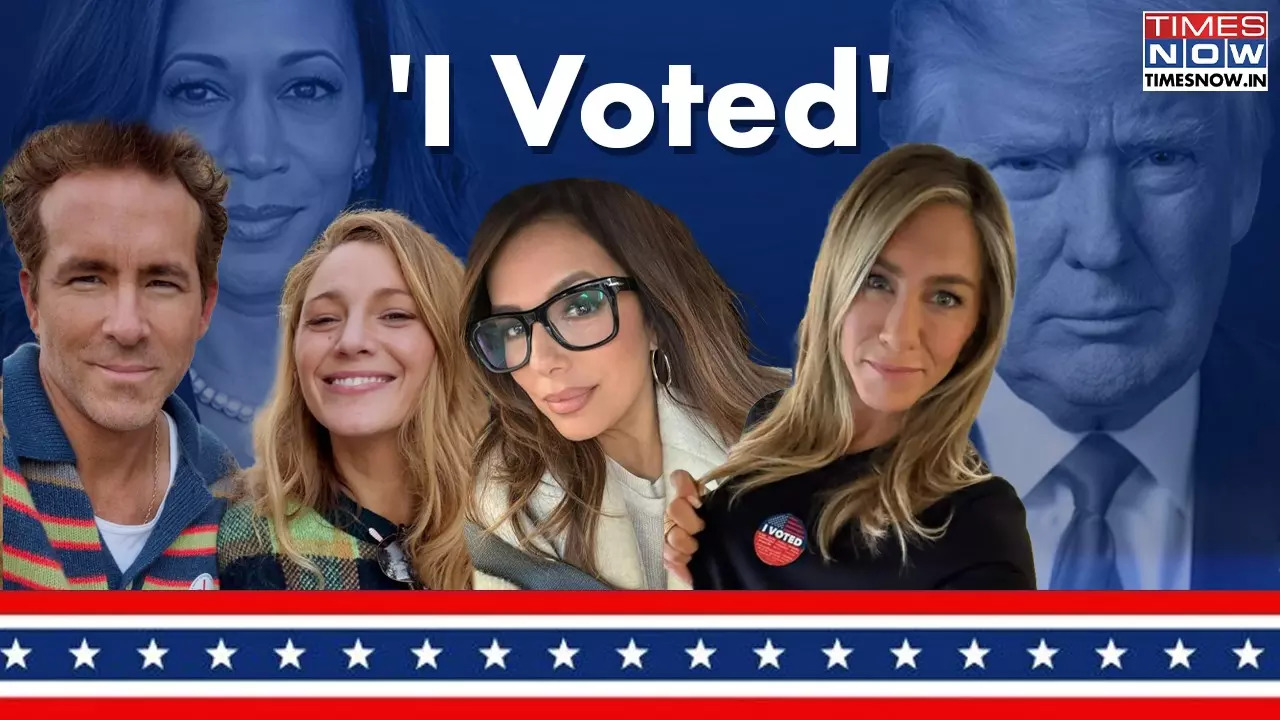 Blake Lively, Eva Longoria, Jennifer Aniston vote in US Presidential Election