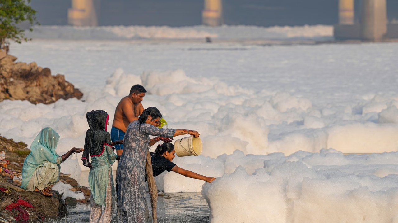 yamuna froth pti