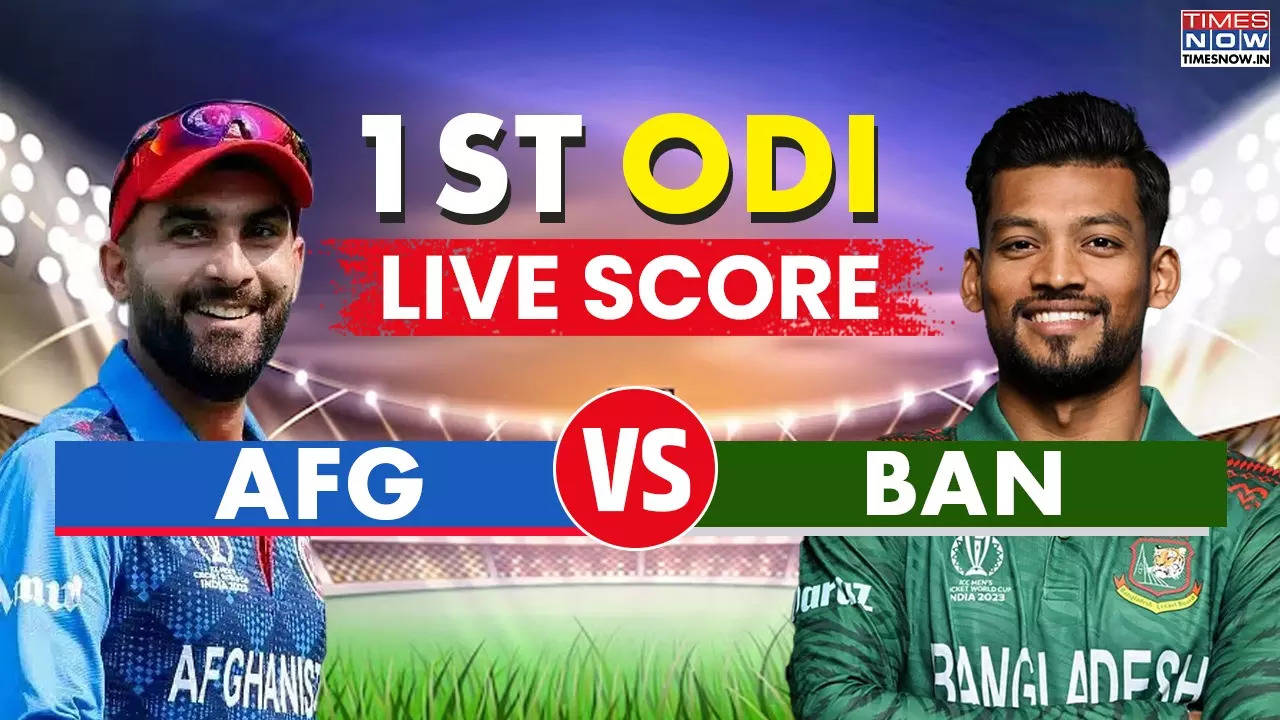 Afghanistan vs Bangladesh Live Score 1st ODI Follow For Ball-By-Ball Commentary