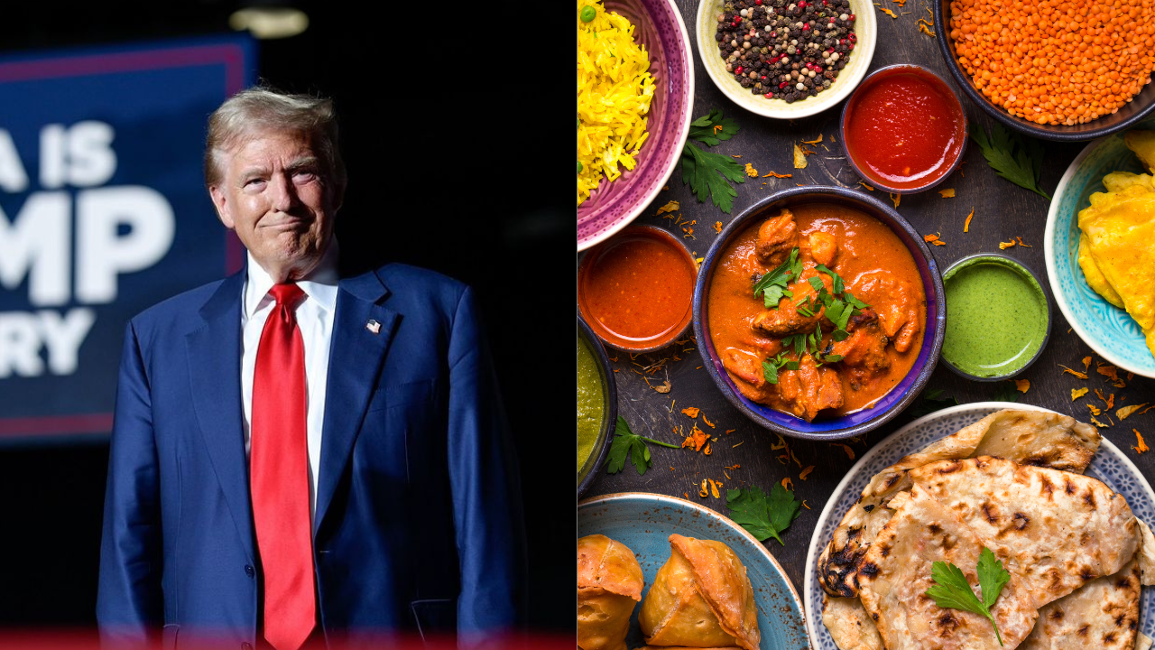 Donald Trump tried delicious Indian food during his trip to India