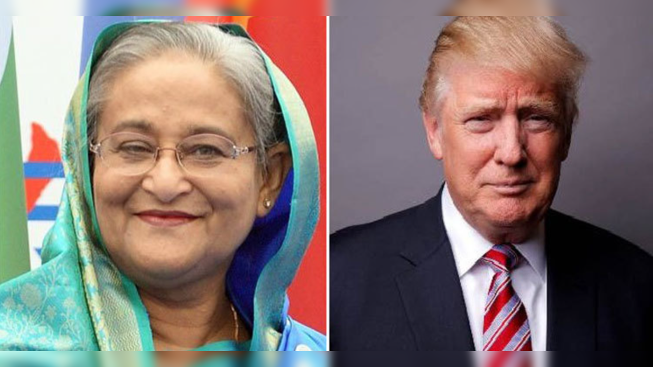 Sheikh Hasina congratulated Donald Trump on winning US presidential elections