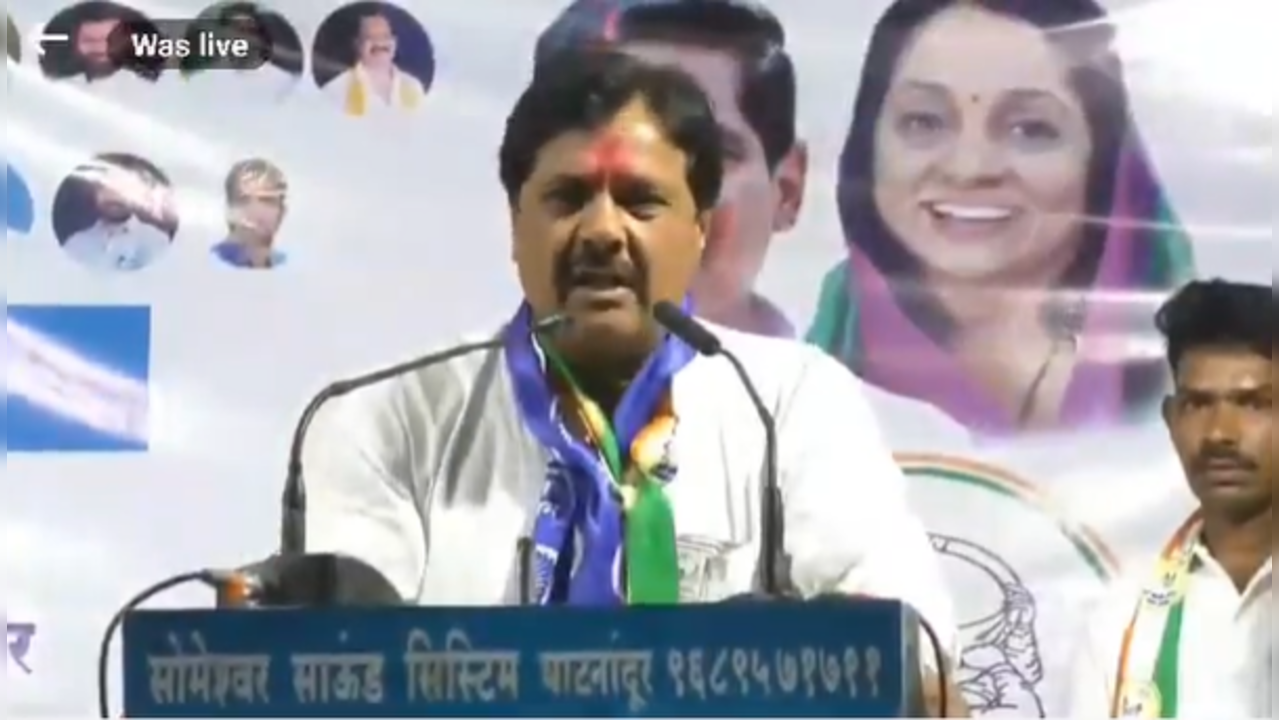 Rajesaheb Deshmukh, NCP(SCP)'s candidate for the Parli assembly seat