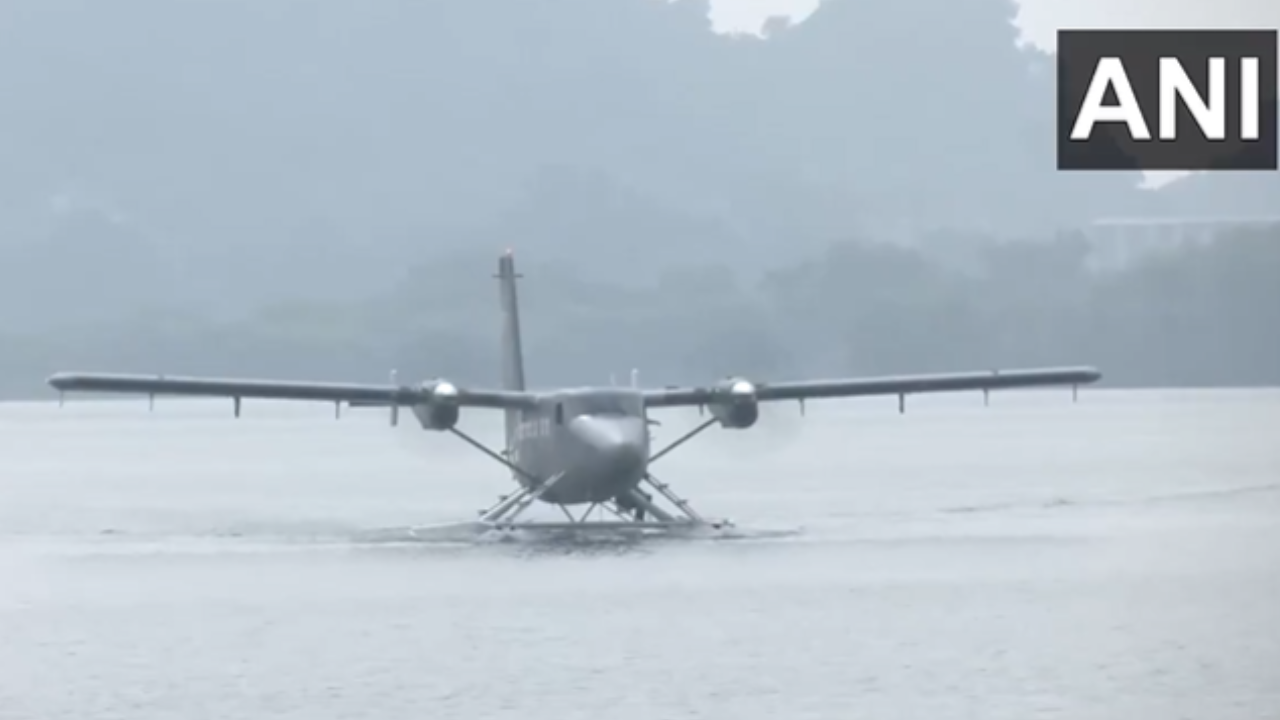 Breaking News Andhra Pradesh CM To Launch Trial Run Of Seaplane Service From Vijayawada To Srisailam Today