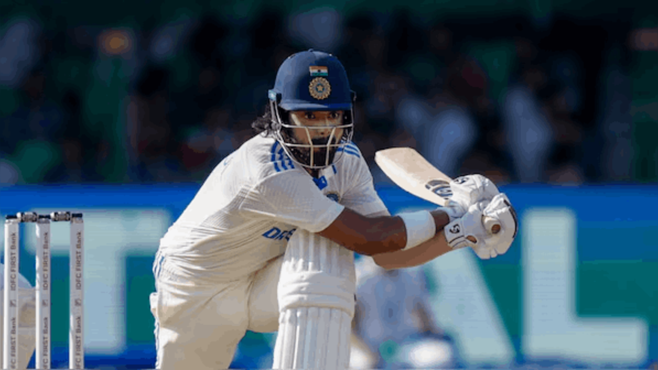 KL rahul test battig