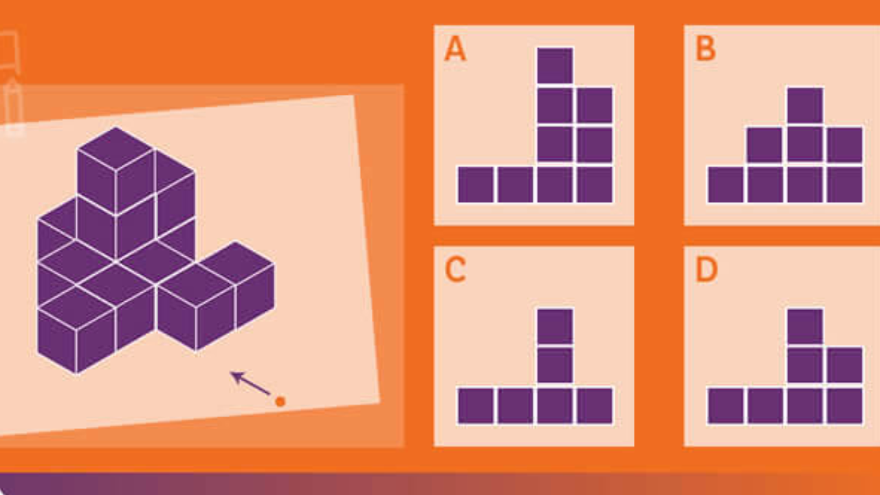 Brain Teaser of the Day Can you find which image on the right is the correct view of the block on the left