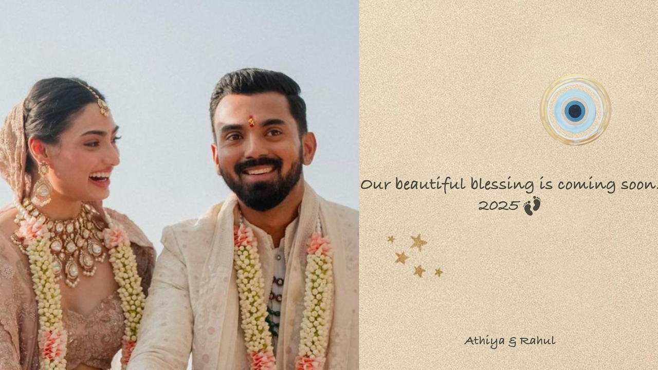 Athiya Shetty, KL Rahul Announce Pregnancy, Set To Welcome 'Beautiful Blessing' In 2025