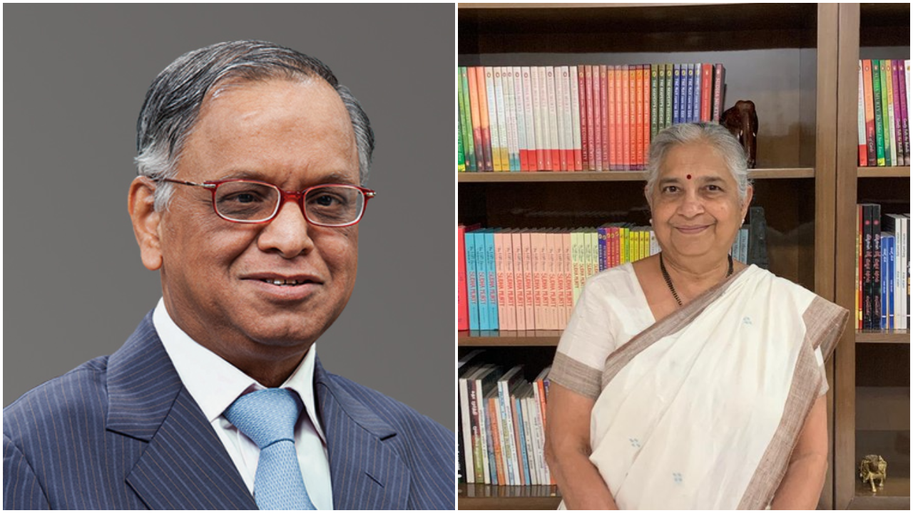 Narayana Murthy and Sudha Murty