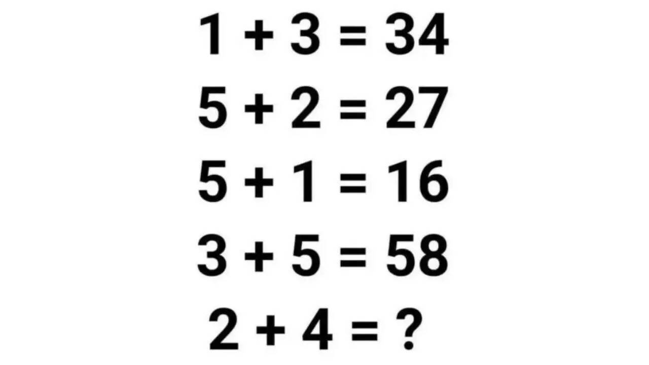 Brain Teaser Math Puzzle: Only People With High IQ Will Be Able To Solve This In 10 Seconds