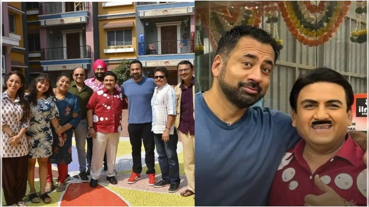 American Actor Kal Penn Meets Dilip Joshi, Asit Modi And TMKOC Team - See Pics