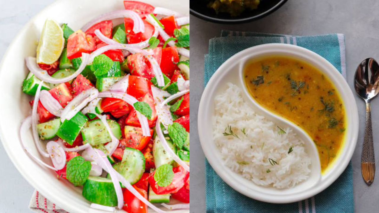 ​Know How Having Salad With Your Dal Chawal Will Cut Down Your Sugar Spike​