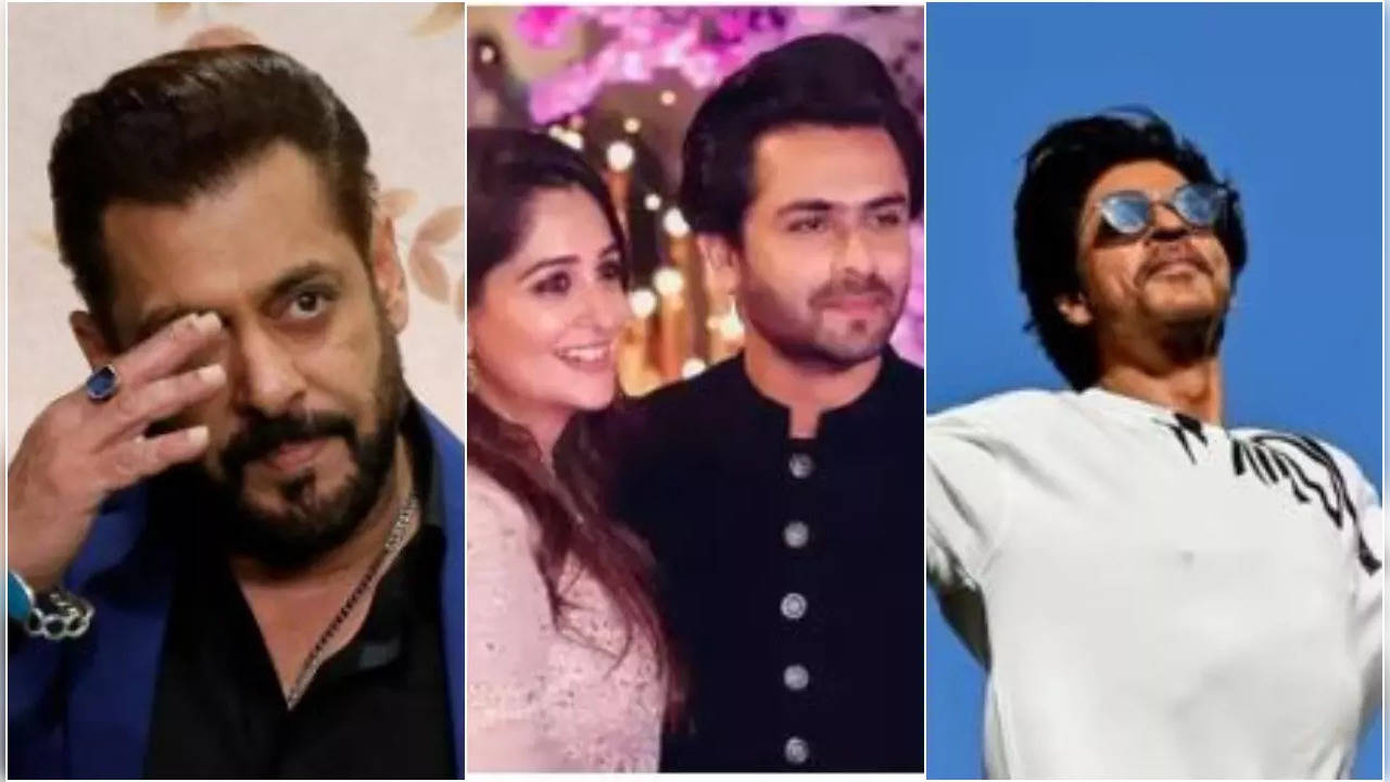 Shoaib Ibrahim-Dipika Kakar Spot Strict Security Outside Salman Khan-Shah Rukh Khan's House Amid Death threats