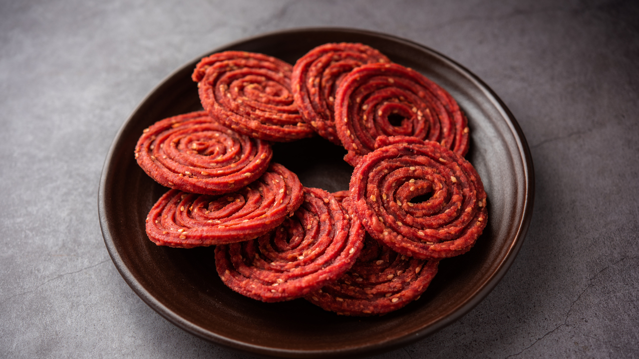 Baked Ragi Chakli