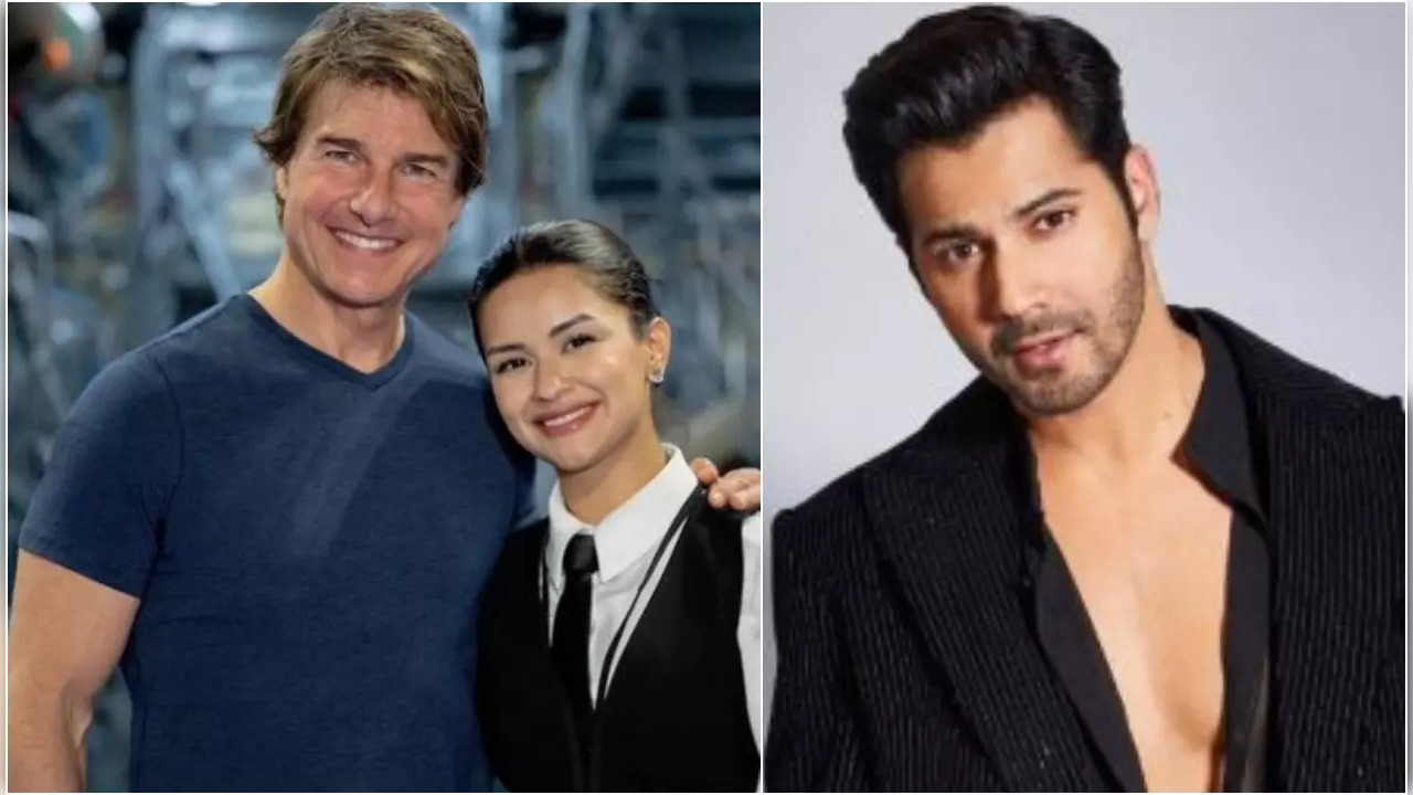 Avneet Kaur Meets Tom Cruise On Mission Impossible Sets, Varun Dhawan Can't Keep Calm