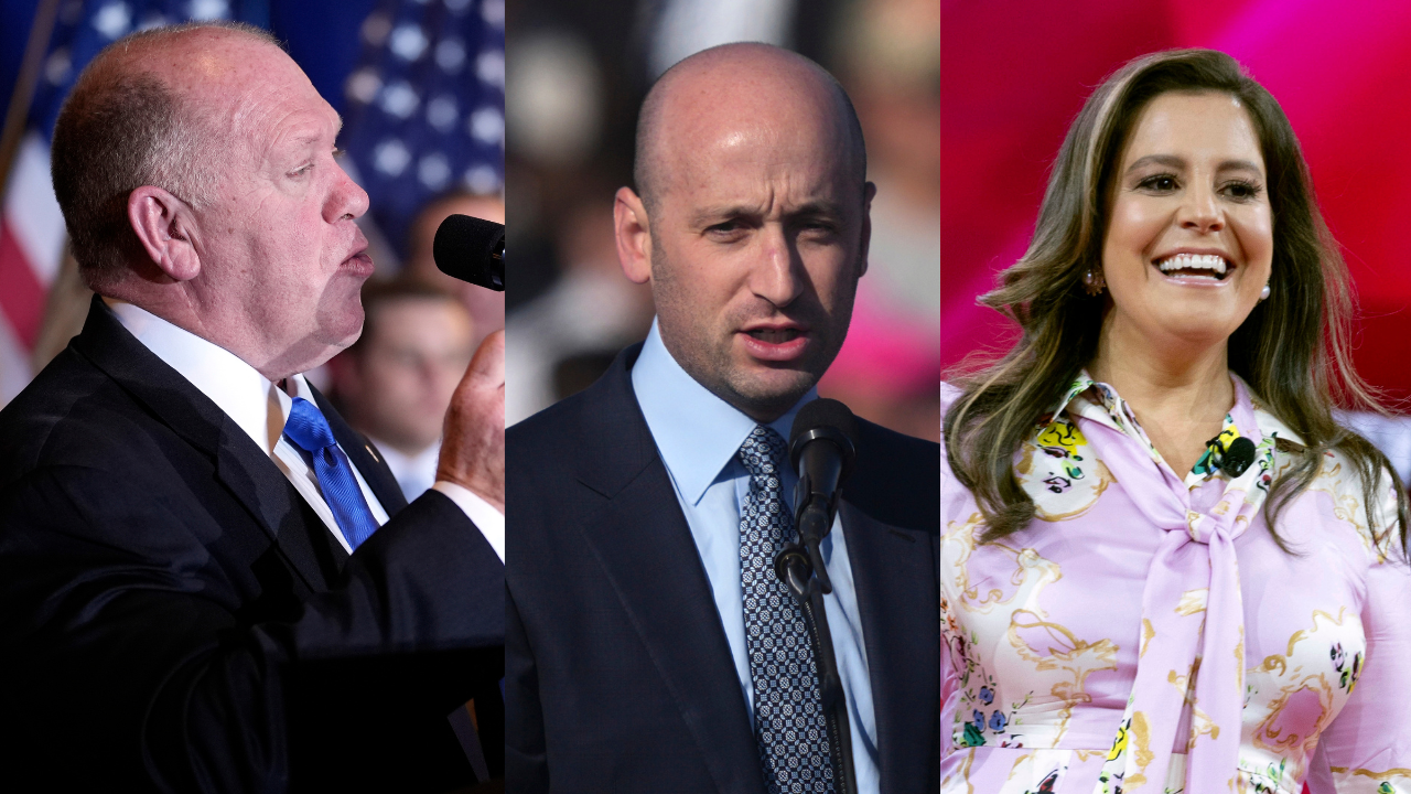 with stephen miller, elise stefanik and tom homan, donald trump's agenda looks pretty set