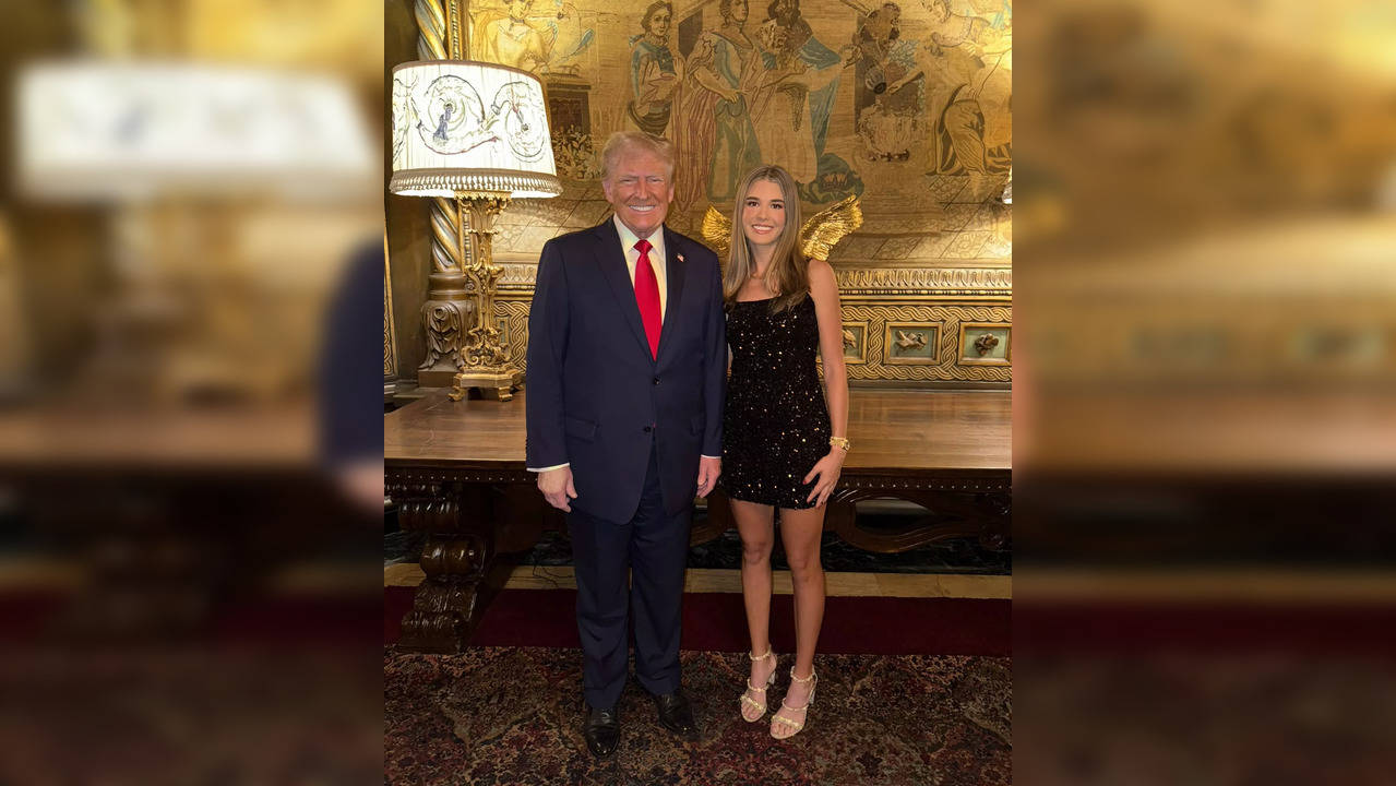 Kai Trump with grandfather Donald Trump  (Photo Credits: X / Twitter)