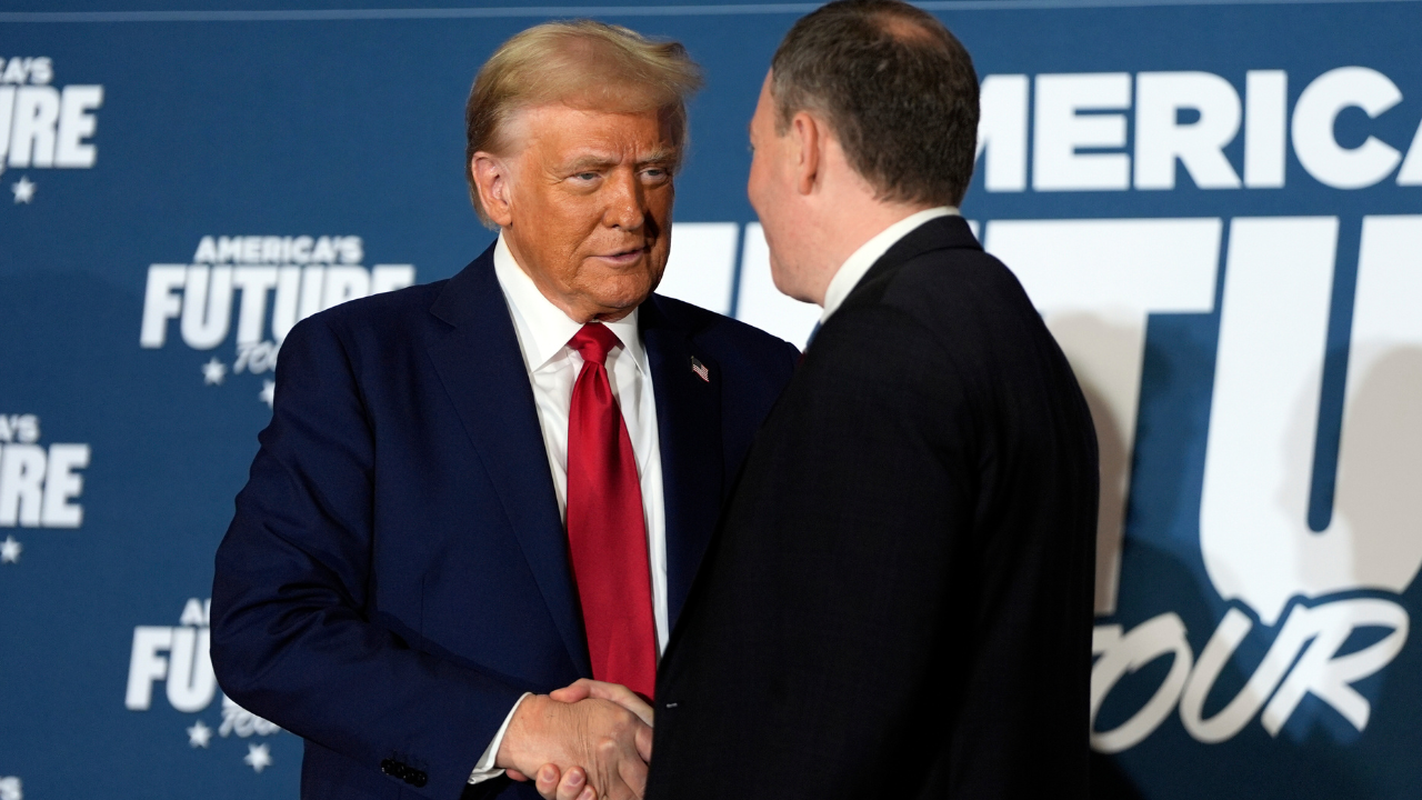 Donald Trump and Lee Zeldin