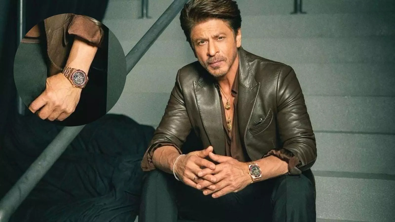 Rs 5 Crore! Shah Rukh Khan's SUPER Expensive 18-Carat Rose Gold Watch With Gem-Set Bezel Demands Your Attention